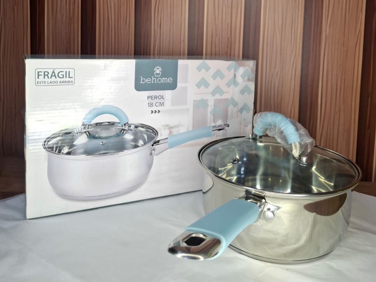 Perol con Tapa en Vidrio